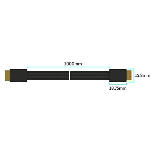 LINKUP OCuLink PCIe Gen4 SFF-8611 4i Cable | 100cm