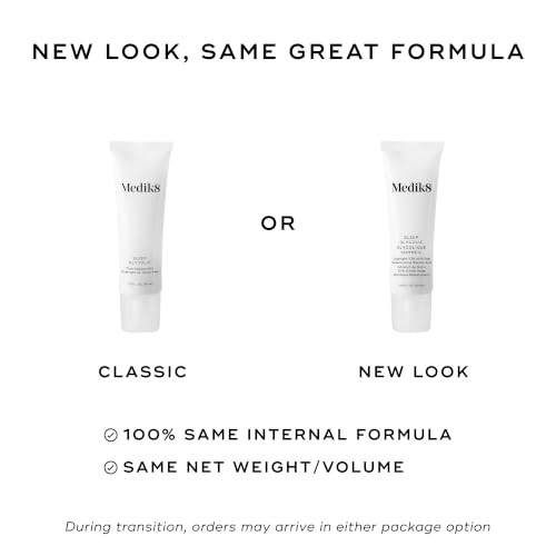 Medik8 Sleep Glycolic - Exfoliating Glycolic Acid At Home Face Peel - Night Cream for Face - Night Peel with Glycerin