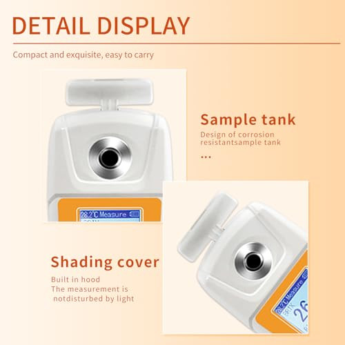0-93% Brix Meter,Suger Tester,High Range Digital Brix Refractometer with ATC for Honey,Maple