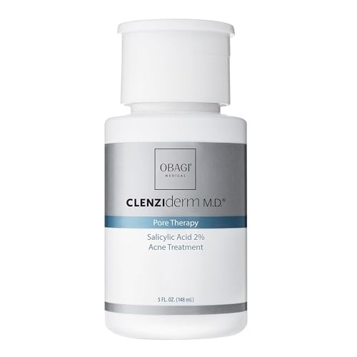 Obagi Medical CLENZIderm M.D. Pore Therapy Acne Treatment, 2% Salicylic Acid Facial Toner for Oily Acne Prone Skin, 5