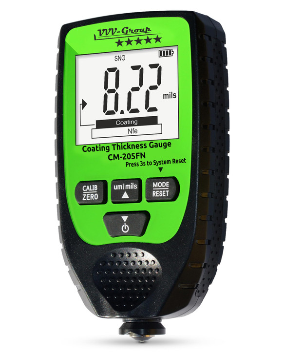 Paint Thickness Gauge CM-205FN for Cars  Digital Coating Thickness Meter, Auto Fe/NFe Detection, 0.1 m Resolution,