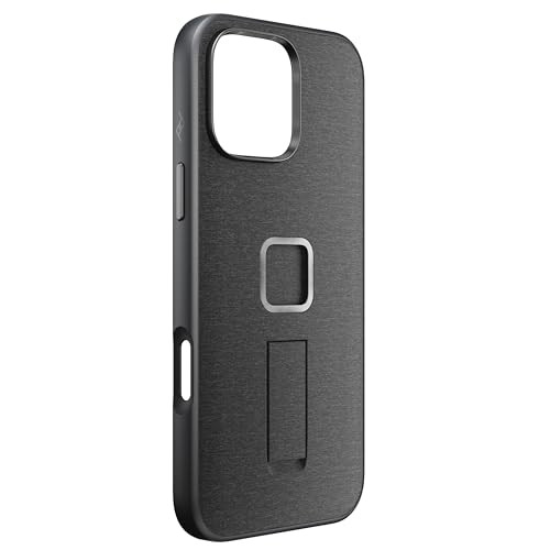 Peak Design Mobile Everyday Loop Case for iPhone 16 Pro Max, Charcoal, with Loop, Slim Profile, Drop Protection,