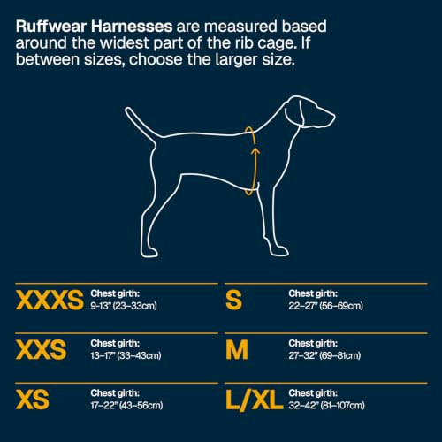 Ruffwear, Hi & Light, Everyday Lightweight Dog Harness, Trail Running, Walking, Hiking, All-Day Wear, Sage Green, Small