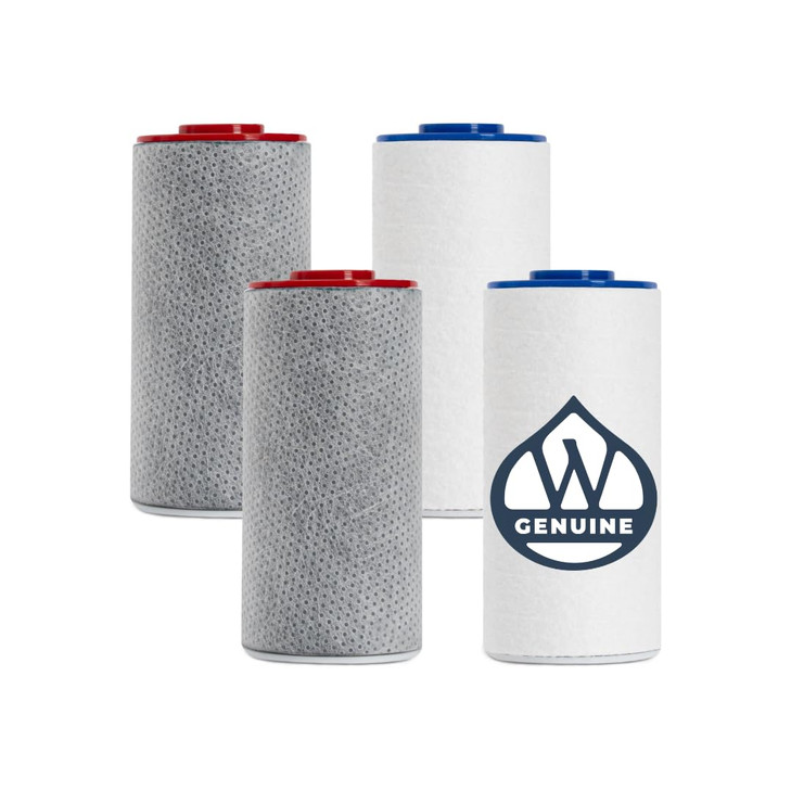 Weddell Duo Genuine Shower Filter Replacement Cartridge, NSF Certifed (2+2)