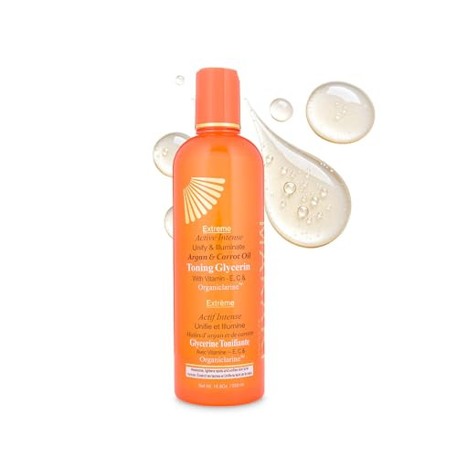 MAKARI Extreme Active Intense Argan & Carrot Oil Tone-Boosting Body Glycerin (16.8 oz) | Helps Improve the Look of