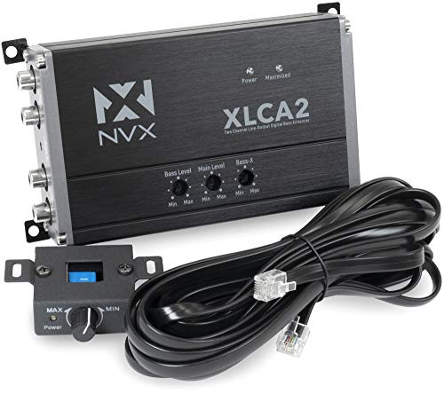 NVX XLCA2 X-Series 2-Channel Line Out Converter Digital Bass Enhancer