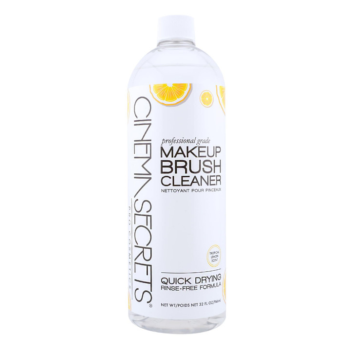 Cinema Secrets Original Makeup Brush Cleaner Solution - Professional Cleanser for Makeup Brushes - Quick-Drying,