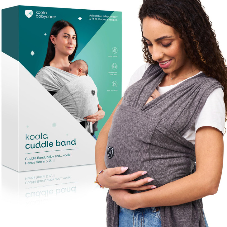 Koala Babycare Baby Carrier Wrap, Easy to Wear As a T-Shirt - Original Baby Carrier Newborn to Toddler - Sling One