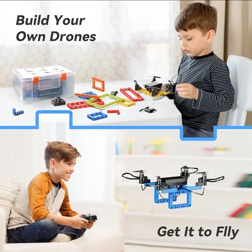 Mini Drone for Kids and Beginners,Creative 5-IN-1 DIY Drone Building Kits