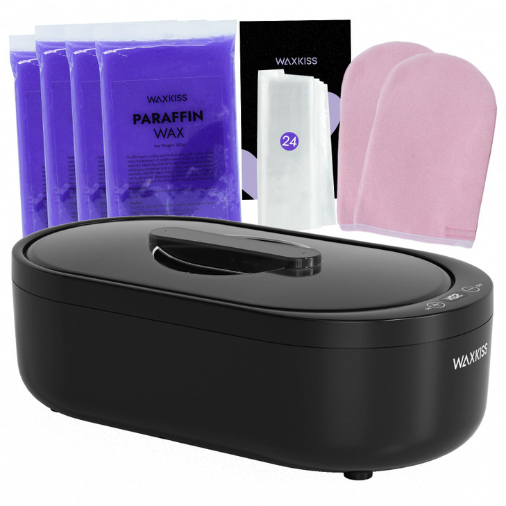 Small Paraffin Wax Machine for Hands - Small Size Hand Wax Paraffin Machine 2000ml With 3 packs of Paraffin Wax Kit