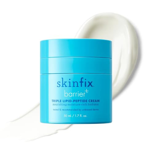 Skinfix Triple Lipid-Peptide Cream - 1.7 oz - Rich Face Moisturizer with Hyaluronic Acid - Hydrates & Restores Dry,