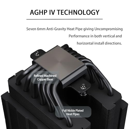 Thermalright Phantom Spirit 120 EVO CPU Cooler,7×6mm Heat Pipes CPU Air Cooler,Dual PWM Fan Computer Cooling,2150RPM