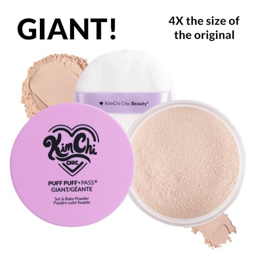 KimChiChic Beauty Puff Puff Pass Set & Bake Loose Setting Powder Makeup