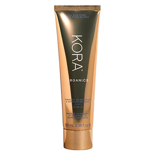 KORA Organics Turmeric Brightening & Exfoliating Face Scrub + Mask, 100 ml
