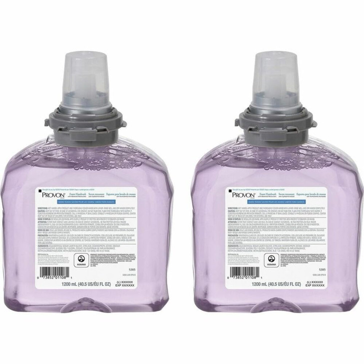 GOJO Provon TFX Foam Soap Refill, Cranberry Scent, 2ct x 1200 mL - 5385-02