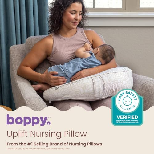 Boppy Uplift Nursing Pillow, Inclined Feeding Support for Reflux Symptoms