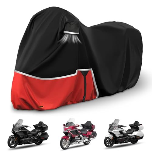 Waterproof Motorcycle Cover Replace for Honda Goldwing with Trunk Models
