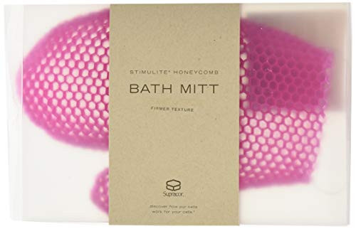 Unisex SUPRACOR Stimulite Bath Mitt (Magenta)