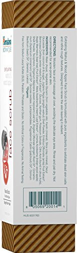 Himalaya Botanique Exfoliating Walnut & Wood Apple Face Scrub for All Skin Types, Free from Parabens, SLS and Phthalates, Facial Scrub with Ginger an