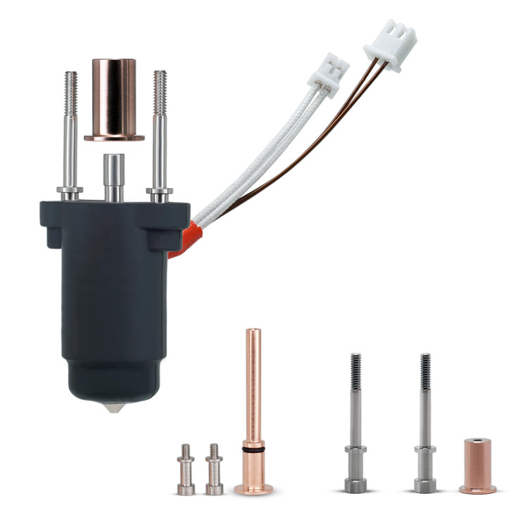 Microswiss FlowTech Hotend Upgrade for Creality Older and Newer K1 / K1 Max / K1C / K1 SE Pritners - Leakproof Nozzle