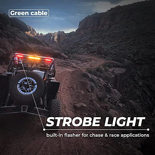 KEMIMOTO UTV Chase Light LED IP65 Waterproof 5 Modes 1.75''-2" Roll Bar