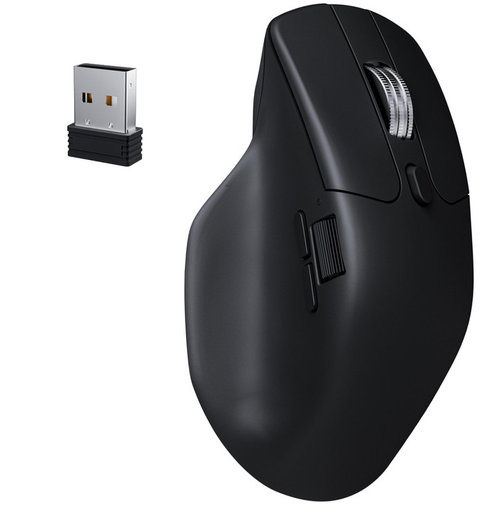 Keychron M6 8K Wireless Gaming Mouse, 2.4G/Bluetooth/Wired, PixArt 3950 Sensor, 8000Hz Polling, Silent Clicks, 5