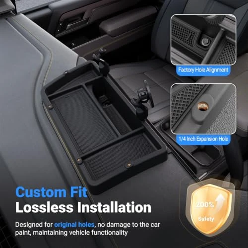 CZmenghe Dashboard Storage Organizer with Phone Mount Compatible with 22-26 Chevy Silverado GMC Sierra 1500 24-26