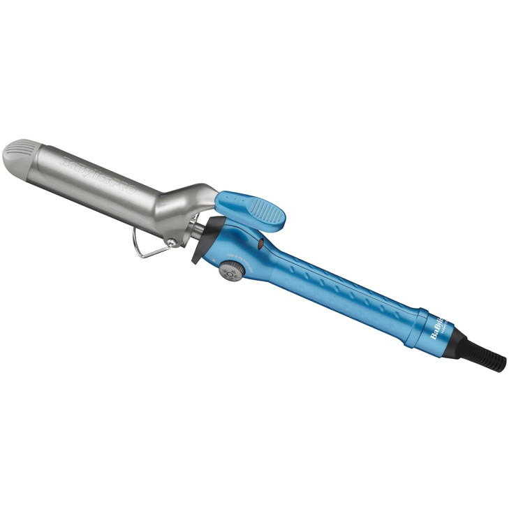 BaBylissPRO Nano Titanium Spring Curling Iron, 1.25" Professional Spring Hair Curler for Long Lasting Curls & All Hair