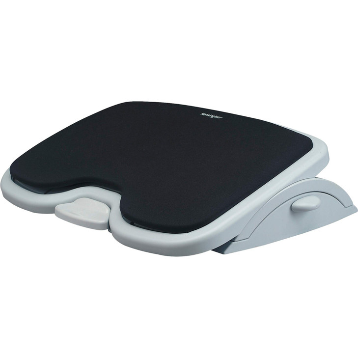 Kensington Foot Rest For Under Desk At Work, Smartfit Comfort Memory Foam Angle and Height Adjustable Footrest,