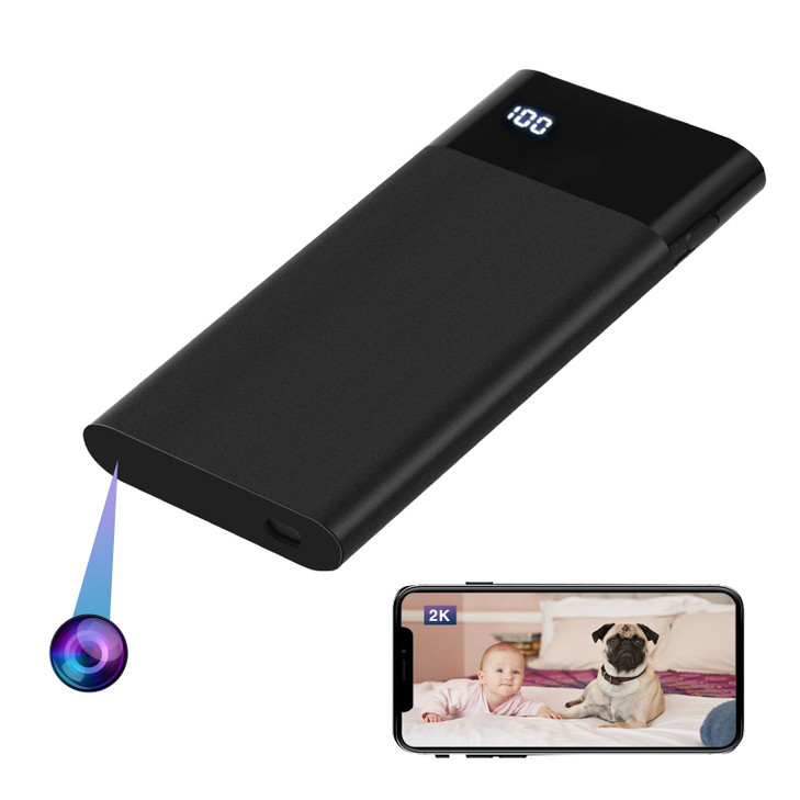 WIWACAM 2K WiFi Camera with 5000mAh Battery, Ultra HD Night Vision Motion Video-Only, 8