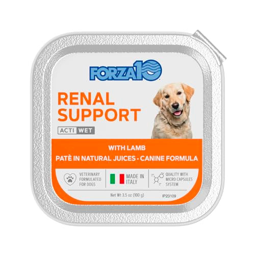 Forza10 Renal Wet Dog Food for Adult Dogs - 3.5 oz, 32 Pack - Lamb Flavor