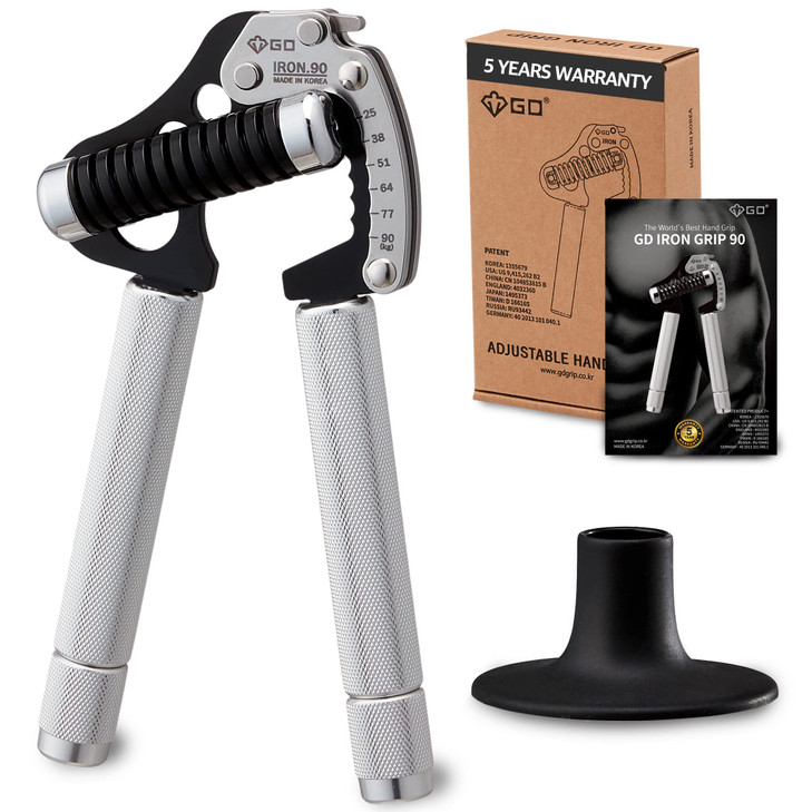 GD IRON GRIP EXT 90 Grip Strength Trainer Forearm Strengthener (55~198lbs)