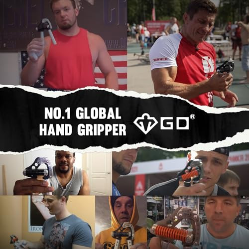 GD IRON GRIP EXT 90 Grip Strength Trainer Forearm Strengthener (55~198lbs)