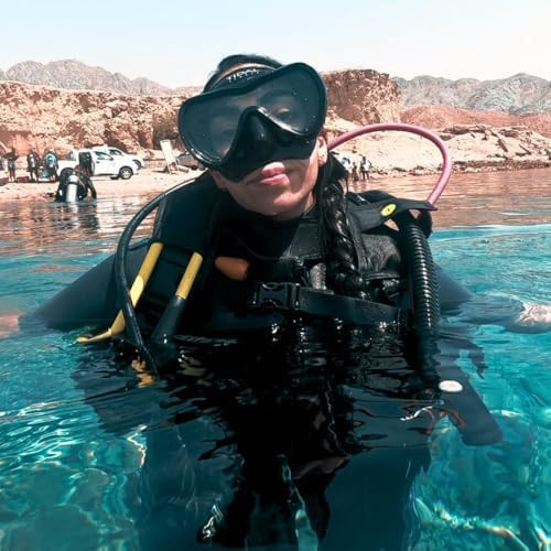 Tidal Mask - Advanced Anti Fog Diving Mask for Scuba Diving, Snorkeling, and Free Diving. Wide-Angle Single Lens. Best