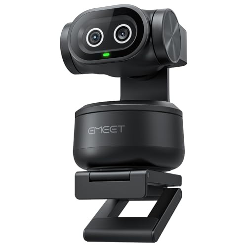 EMEET PIXY Dual-Camera AI-Powered PTZ Camera 4K, AI Tracking