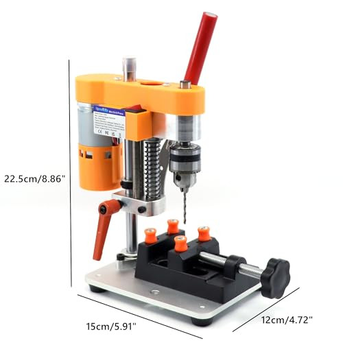 NovelLife Precision Mini Drill Press Benchtop Driller Machine B10 Upgraded