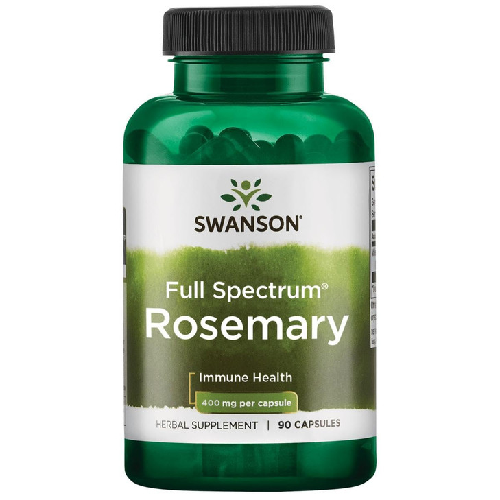 Swanson Full Spectrum Rosemary - Herbal Supplement Promoting Immune Health Support - Natural Formula to Help Defend The Body & Support Overall Wellne
