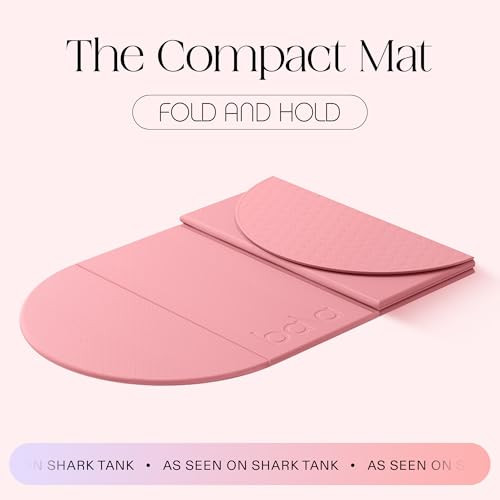 Bala Compact Foldable Yoga Mat, Non-Slip Exercise Mat for Home Workout
