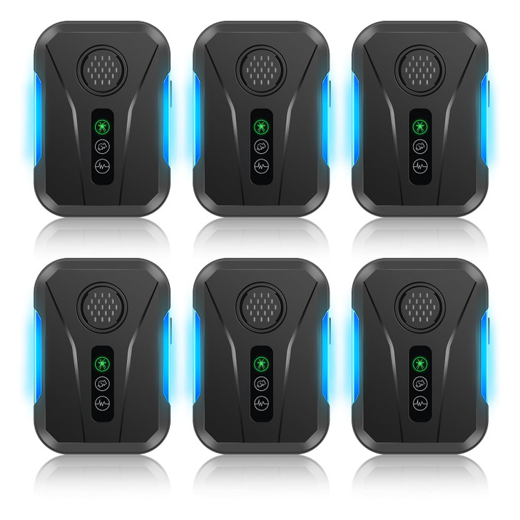 2026 Upgraded Ultrasonic Pest Control Repeller Pest Control Indoor for Bugs, Rodent, Roaches, Spiders, Mosquitoes,