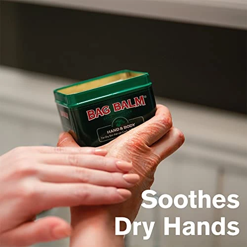 Bag Balm Vermont's Original for Dry Chapped Skin Conditions 8 Ounce Tin