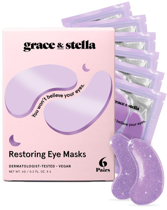 grace & stella Caffeine Under Eye Patches for Puffy Eyes