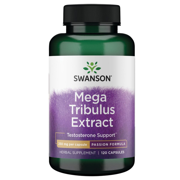 Swanson Mega Tribulus Extract 250 Milligrams 120 Capsules
