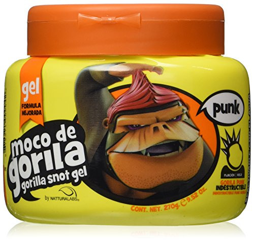 Moco de Gorila Punk Hair Gel | Indestructible Hair Styling Gel for Extreme Long-lasting Hold, Gorilla Snot Gel is the