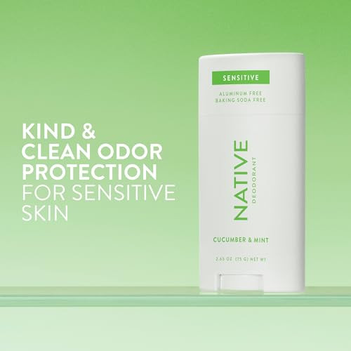 Native Sensitive Deodorant Contains Naturally Derived Ingredients, 72 Hour Odor Control | Deodorant for Women & Men,
