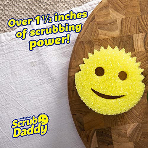 Scrub Daddy - The Original Scrub Daddy - Scratch-Free Multipurpose Dish Sponge - BPA Free & Made with Polymer Foam -