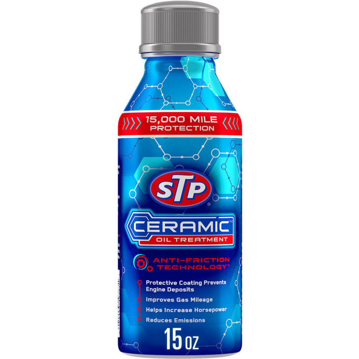 STP Ceramic Oil Treatment, Protective Coating and Anti-Friction Technology, 15 Oz (19387)