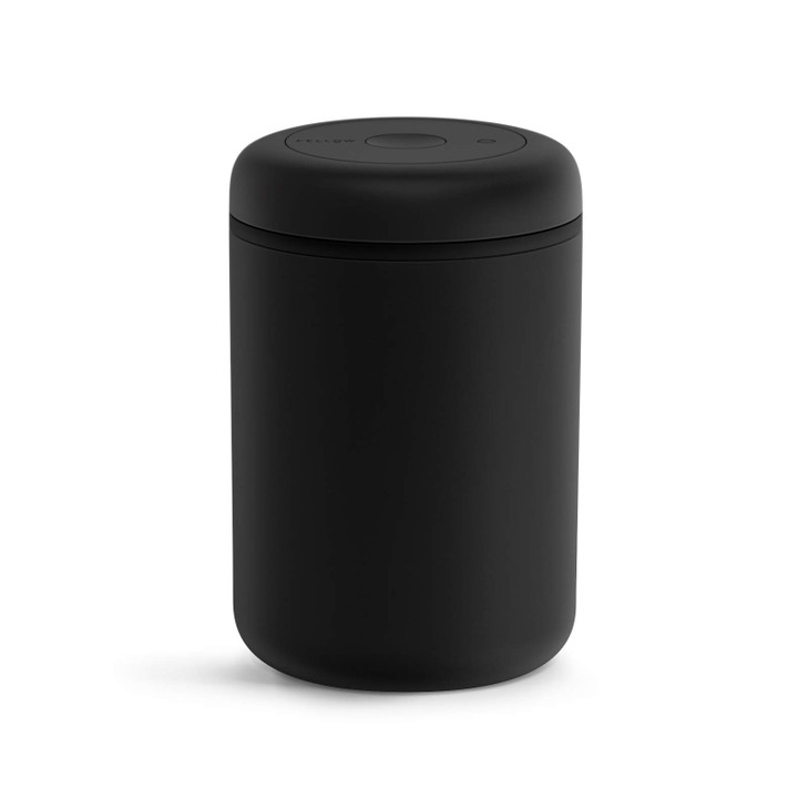 Fellow Atmos Vacuum Coffee Canister 1.2 Liter, Holds 16 oz Beans, Black