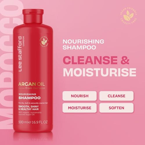 Lee Stafford Grow Strong & Long Hair Regrowth Volume Shampoo for Women & Men | Hair Lengthening Products Anti Hair
