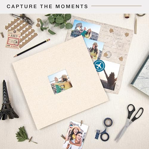 MCS 12x12 Fabric Scrapbook Album, Sand