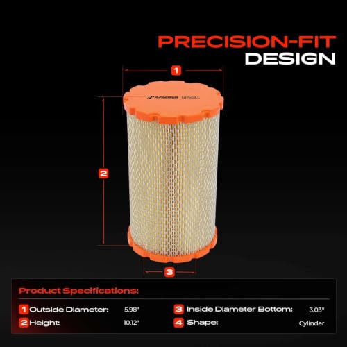 A-Premium Engine Air Filter Compatible with Ford & Mazda & Mercury